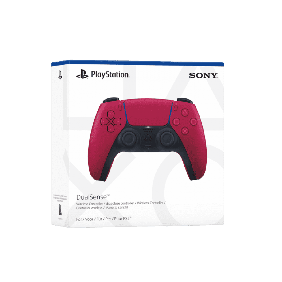 Controle Sony Dualsense Ps Sem Fio Cosmic Red