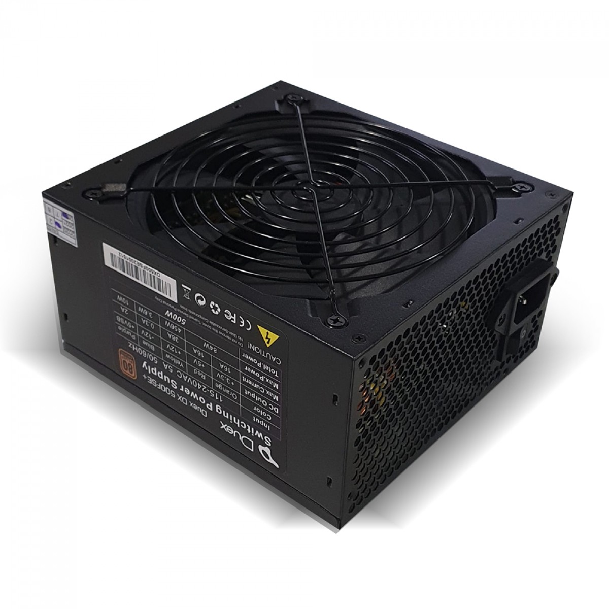 Fonte Duex 500FSE 500W 80 Plus Bronze PFC Ativo Full Modular