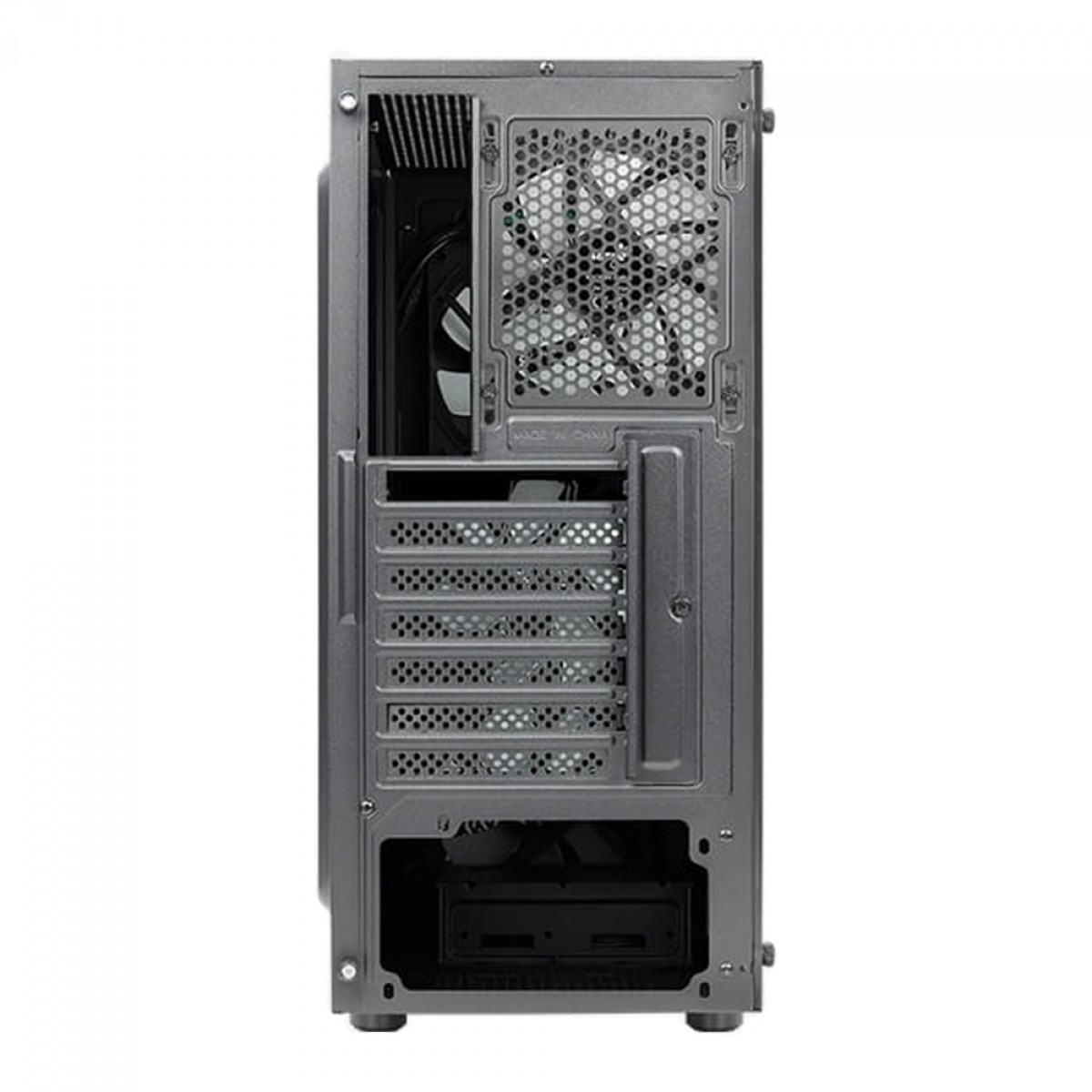 Gabinete Gamer Aerocool Blade Rgb Mid Tower Vidro Temperado Black