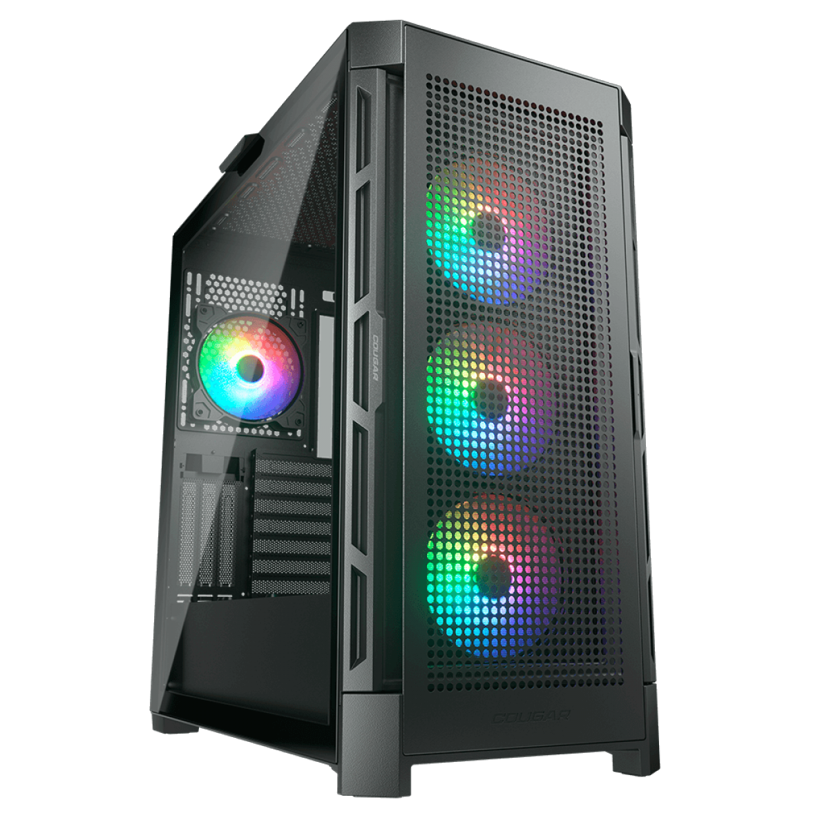 Gabinete Gamer Cougar Duoface Pro Rgb Mid Tower Vidro Temperado E