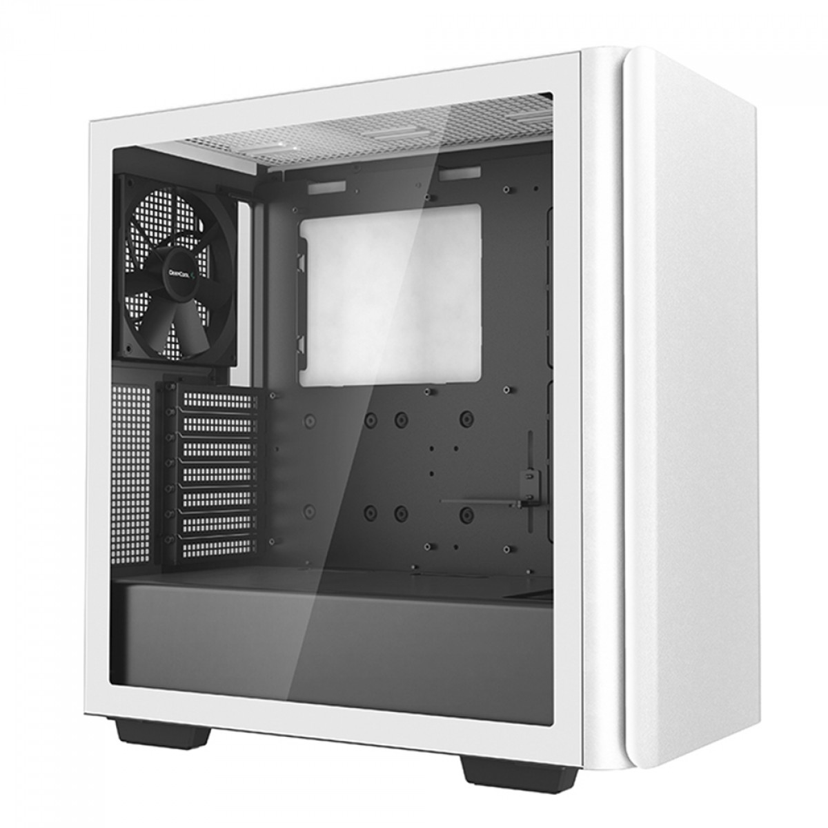 Gabinete Gamer Deepcool Ck Wh White Mid Tower Vidro Temperado E