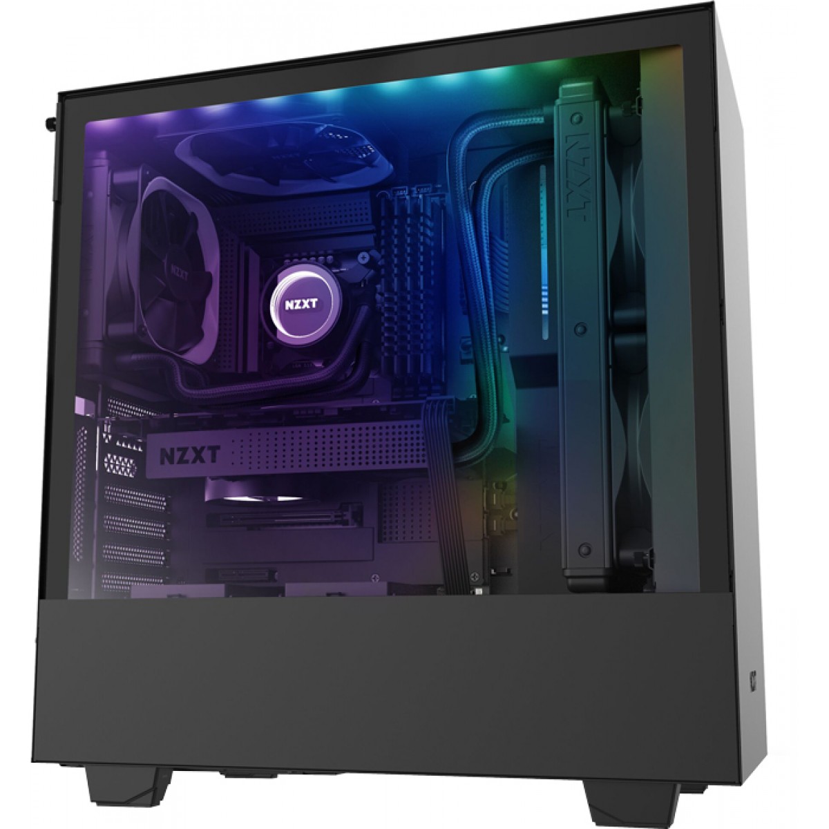 Gabinete Gamer Nzxt H I Mid Tower Fans Vidro Temperado Hot Sex