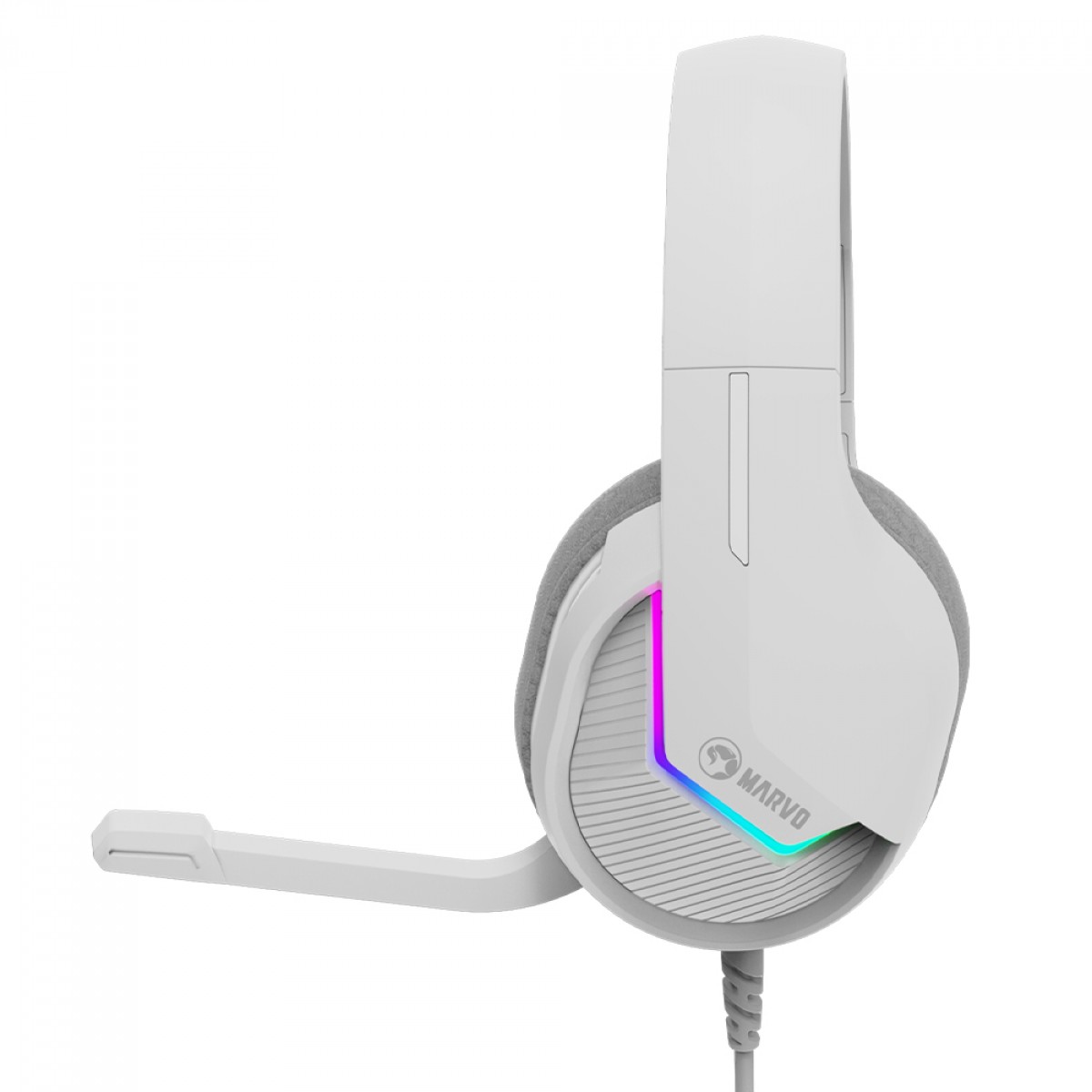 Headset Gamer Marvo Rgb Usb Drivers De Mm White H Wh