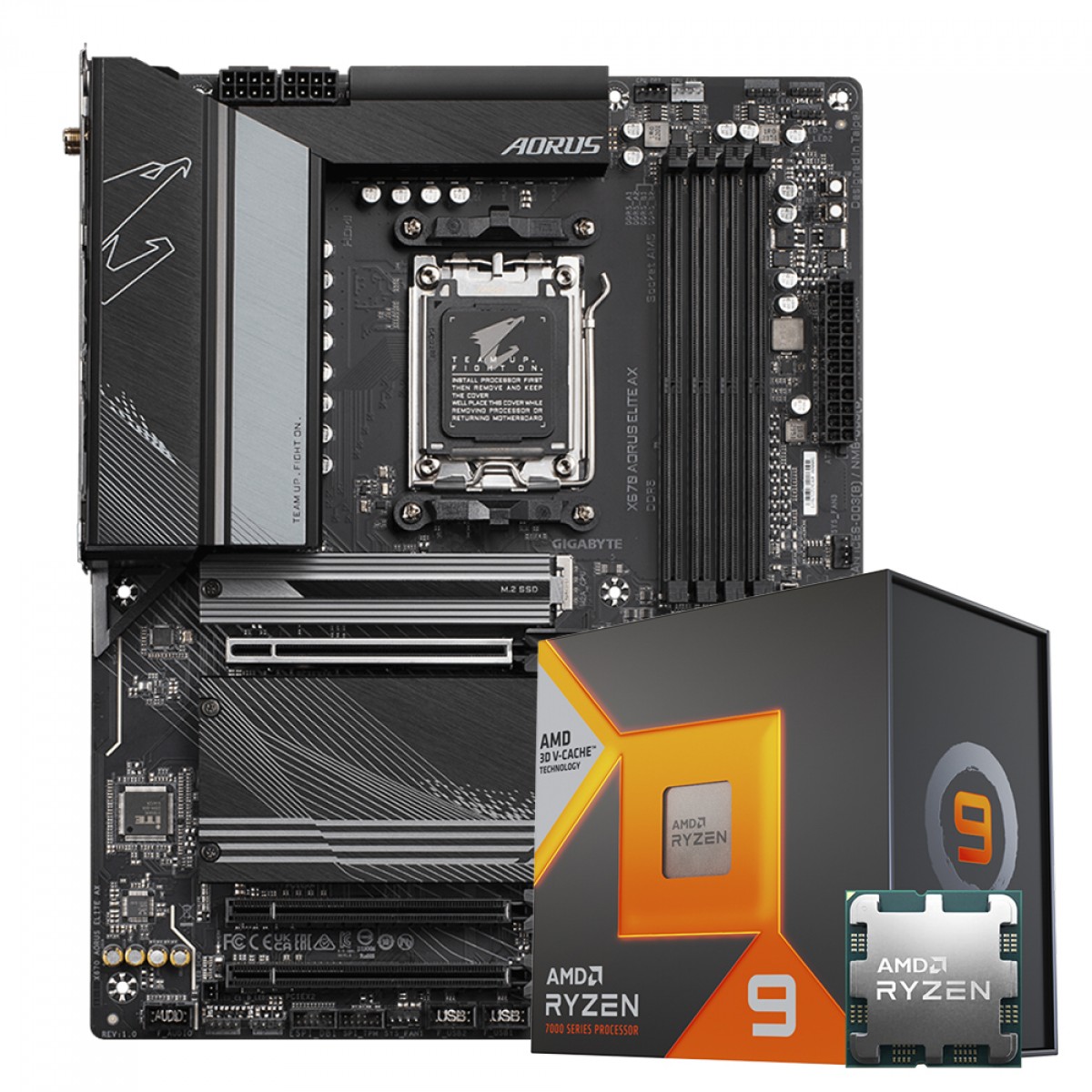 Kit Upgrade Amd Ryzen X D Gigabyte X Aorus Elite Ax