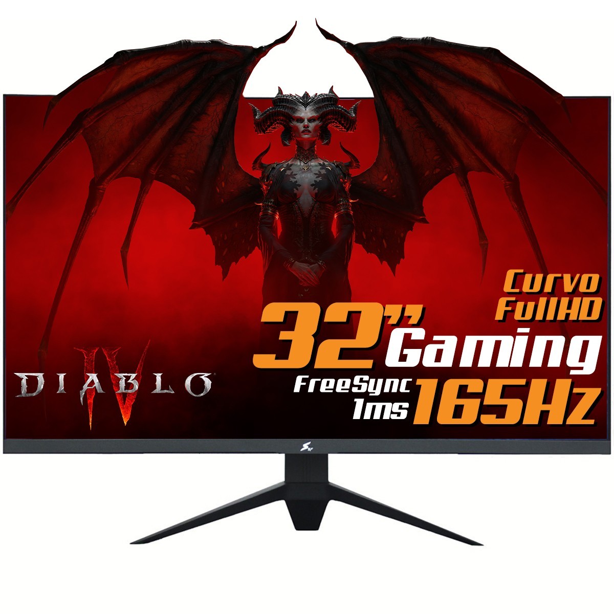 Monitor Gamer Superframe Precision Ultra Curvo Pol Full Hd