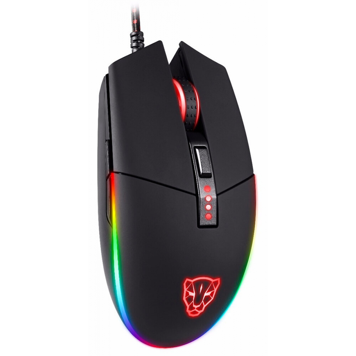 Mouse Gamer Motospeed V50 4000 DPI RGB Backlight Black FMSMS0005PTO