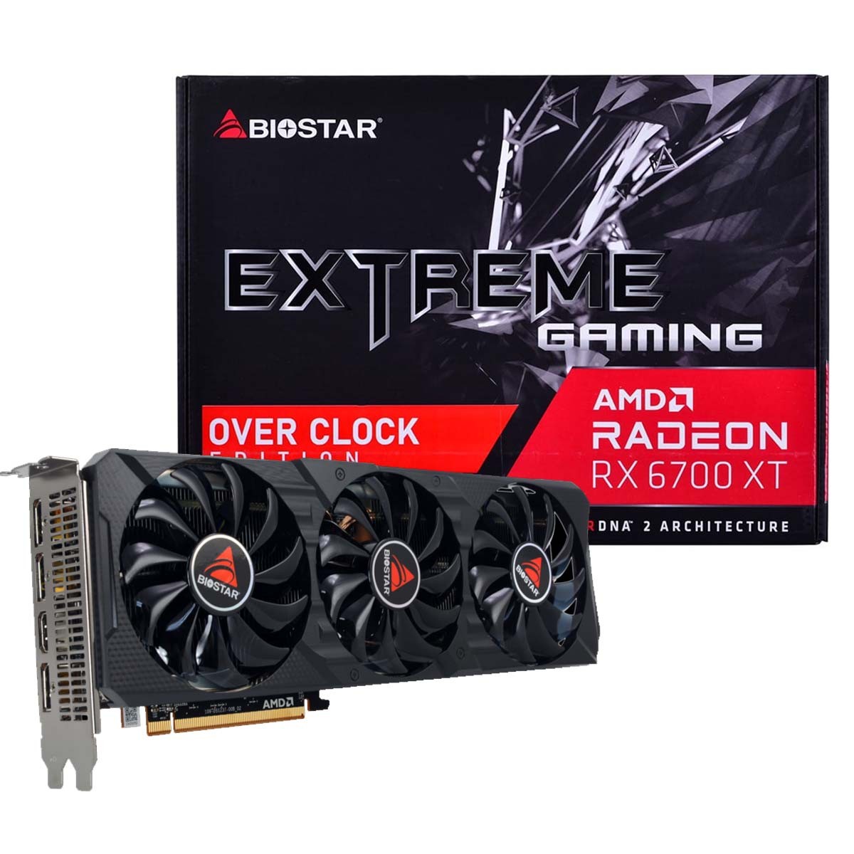 Placa De V Deo Biostar Amd Radeon Rx Xt Oc Gb Gddr Fsr Ray