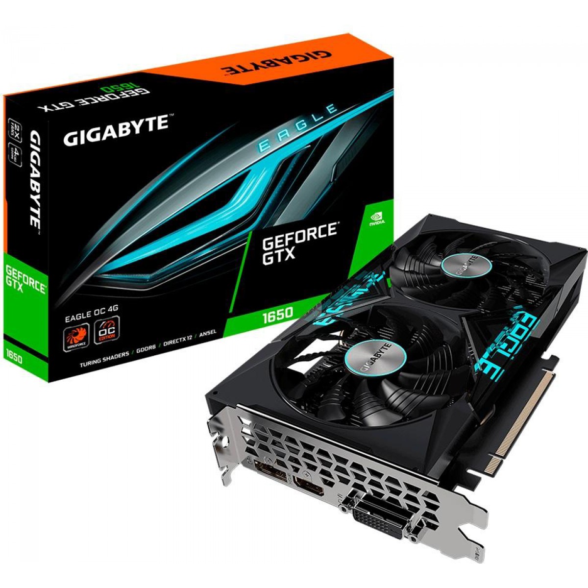 Placa De Video Gigabyte Geforce Gtx D Eagle Oc G Dual Gb