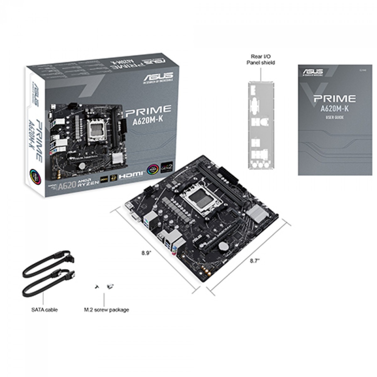 Placa M E Asus Prime A M K Chipset A Amd Am Matx Ddr