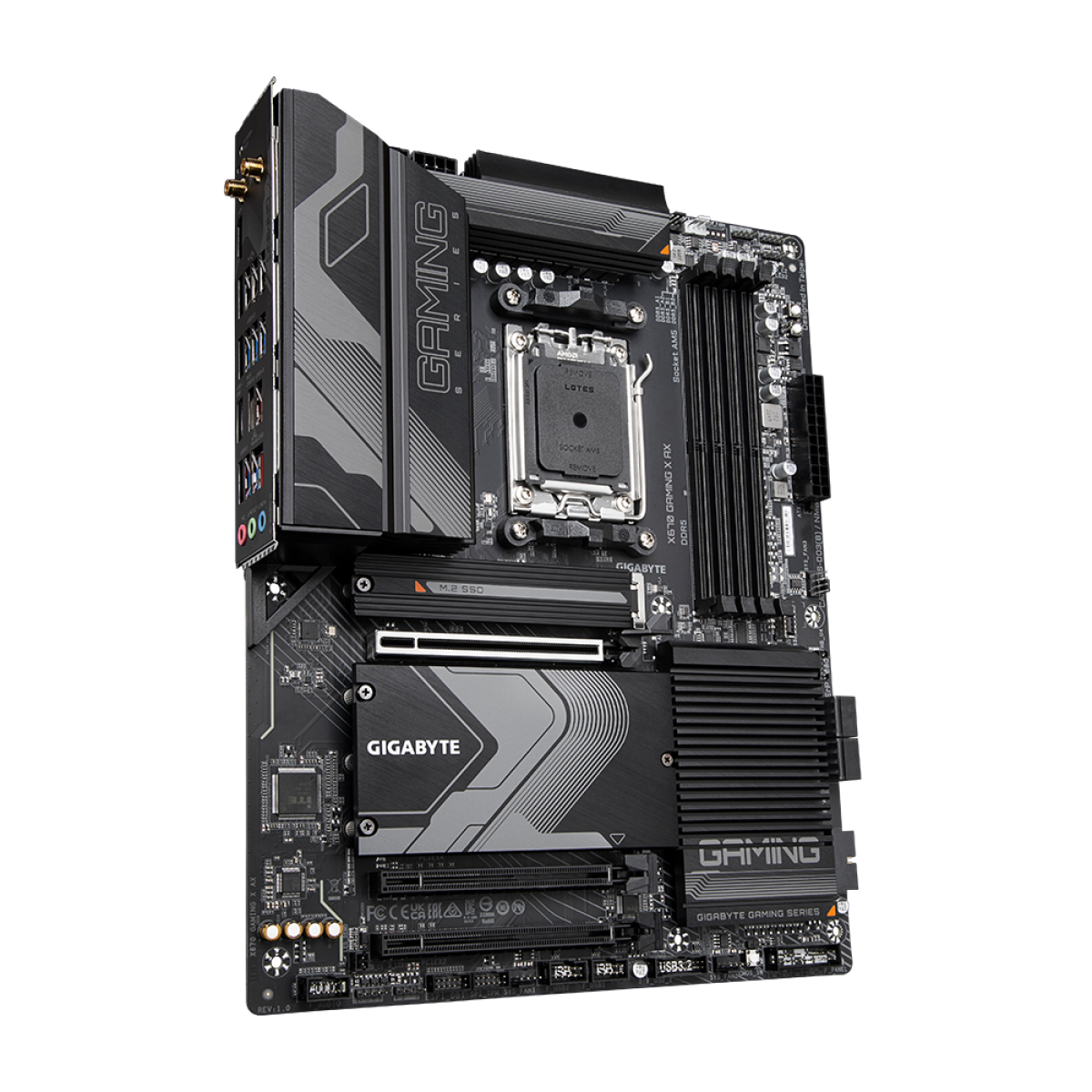 Placa Mãe Gigabyte X670 Gaming X AX Chipset X670 AMD AM5 ATX DDR5