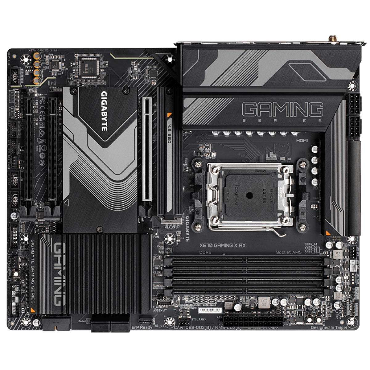 Placa M E Gigabyte X Gaming X Ax Chipset X Amd Am Atx Ddr