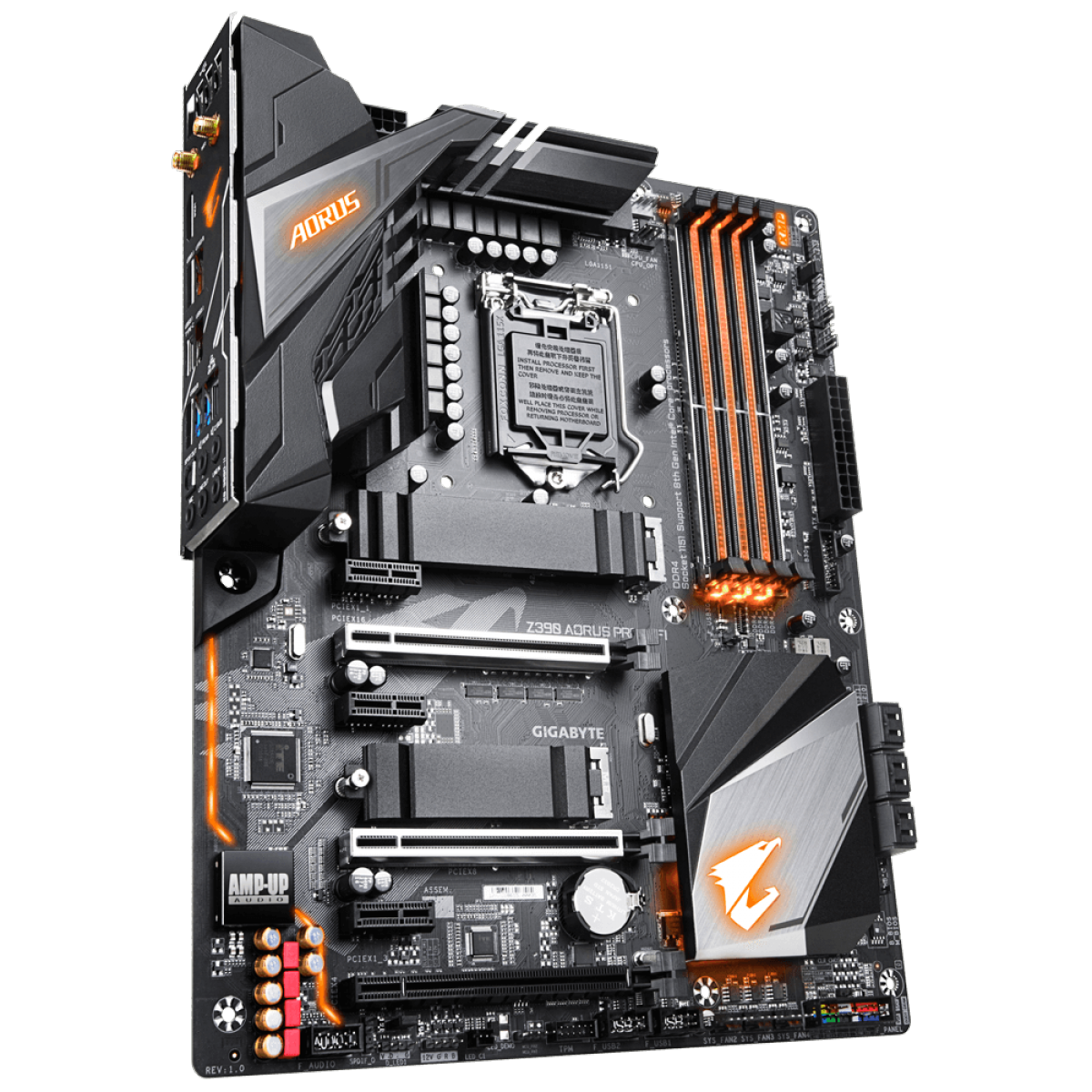 Placa Mãe Gigabyte Z390 Aorus PRO WIFI Chipset Z390 Intel LGA 1151