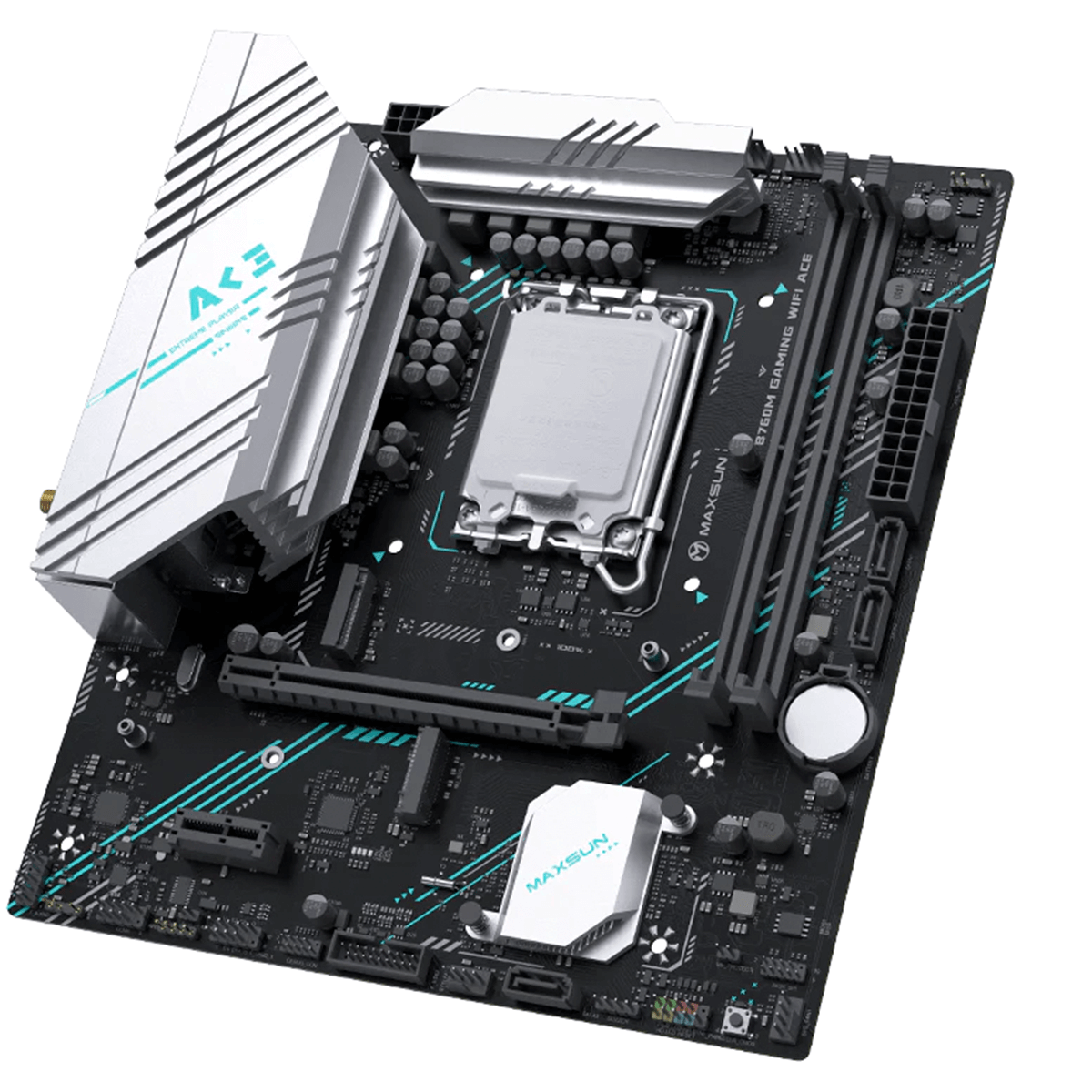 Placa M E Maxsun Ms B M Gaming Wifi Ace Chipset B Intel Lga