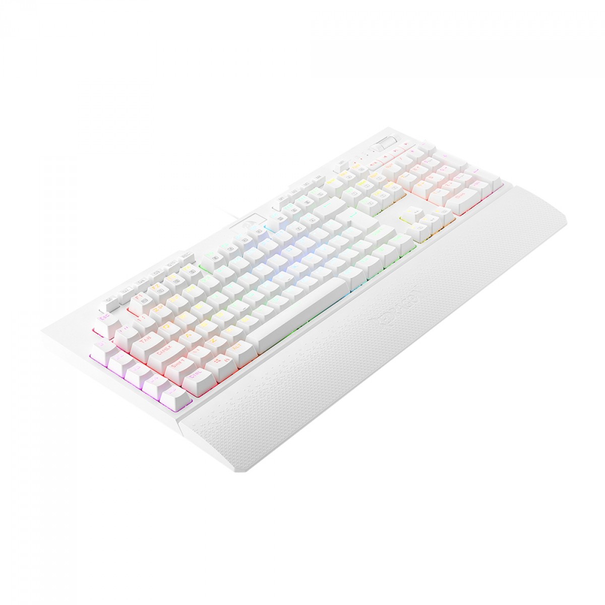 Teclado Mec Nico Ptico Gamer Redragon Brahma Pro Rgb Switch Red Abnt