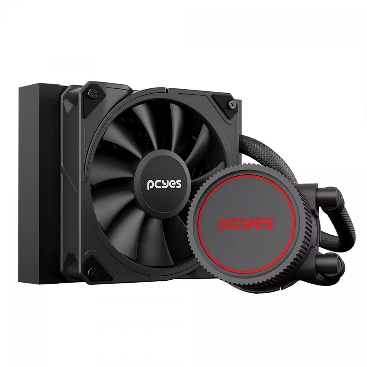 Water Cooler PCYES Sangue Frio 3 Black Vulcan 120mm Intel AMD Preto