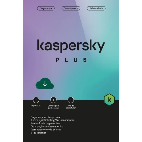 Kaspersky Antivírus Plus 1 dispositivo 12 meses ESD Digital para