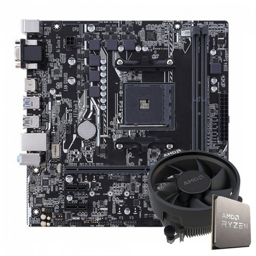 Kit Upgrade Ryzen 5 4500 Placa Mãe Chipset A320