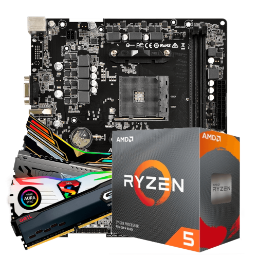 Kit Upgrade Placa Mãe AMD Ryzen e Memória Desempenho Ideal