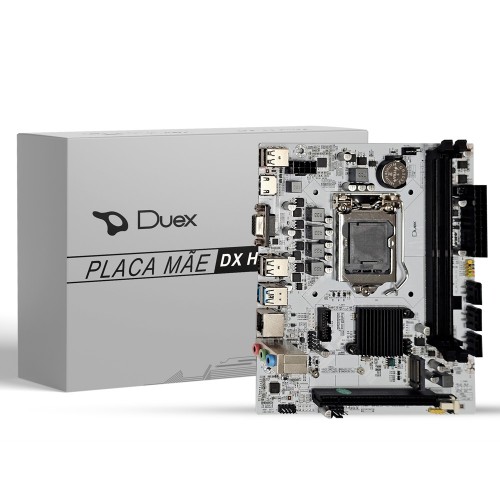 Placa Mãe Duex DX H110ZG M2 White Chipset H110 Intel LGA 1151 MATX