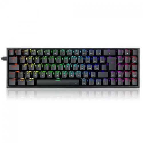 Teclado Gamer Mecânico Redragon Pollux RGB Switch Red ABNT2 Black