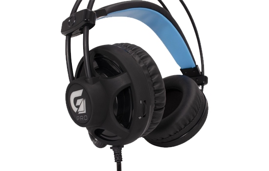 Headset Gamer Fortrek Pro H2 Led Azul Preto Terabyte