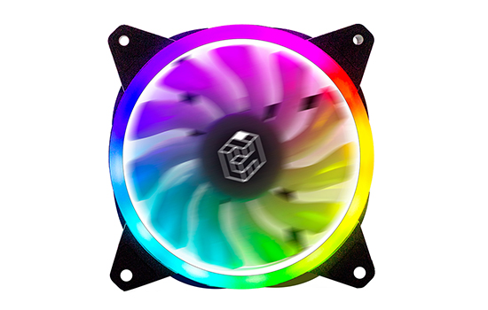 Cooler Para Gabinete Liketec Lighter Reverse RGB, 120mm, Black