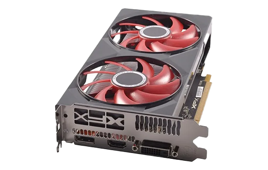 Видеокарта xfx radeon rx 550 double dissipation 4gb gddr5 rx 550p4pfg5 обзор