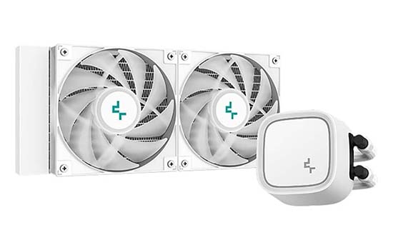Water Cooler DeepCool LE520 WH, ARGB, 240mm, Intel-AMD, R-LE520
