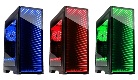 Gabinete Gamer Gamemax M908 Infinit Rgb 3 Fans Led Sem Fonte