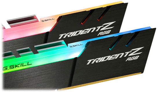 Memória DDR4 G.Skill Trident Z, RGB, 32GB (2x16GB) 3600MHz, F4