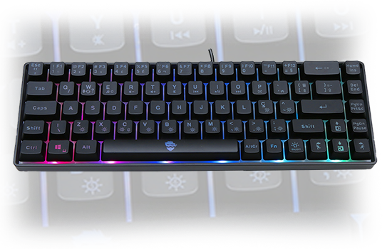 Teclado Gamer Ninja Black Noir