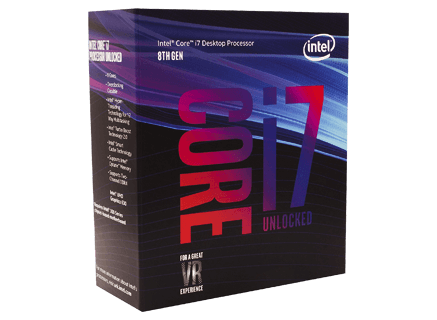 Intel Core i7-8700K Coffee Lake 6-Core 3.7 GHz (Turbo) Desktop Processor 