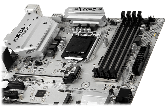 Motherboard Msi B360 Mortar Titanium Placa Mãe MSI B360M Mortar - Main Image