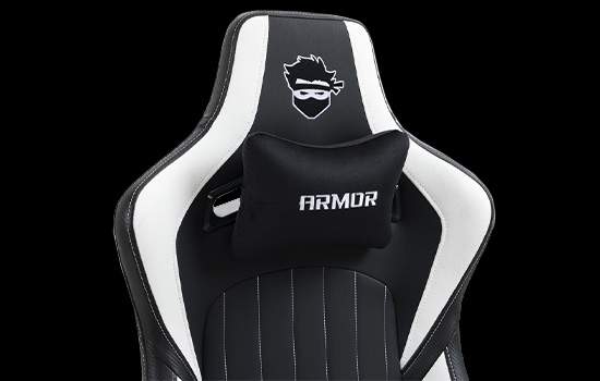 Cadeira Gamer Ninja Armor, Reclinável, 4D, Preto E Vermelho, CGN-ARMOR-PV