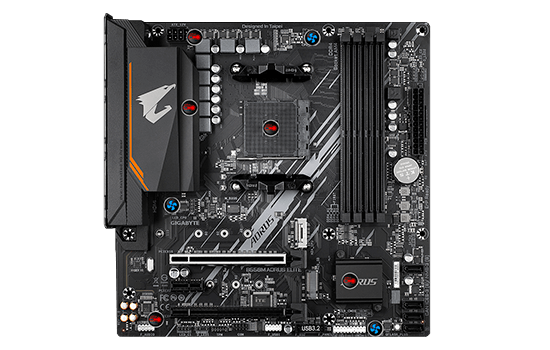 Placa Mãe Gigabyte B550M AORUS Elite AX, Chipset B550, AMD AM4, mATX, DDR4