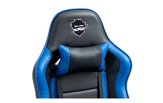 Cadeira Gamer Ninja Danzo, Preto e Azul