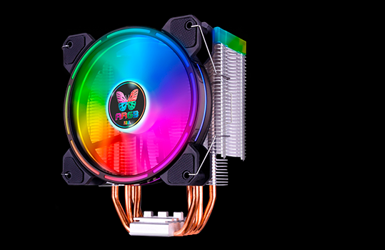 Cooler para Processador Super Flower Neon Air 122 ARGB, 120mm, Intel-AMD, SF-AY122