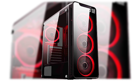 Gabinete Gamer K-Mex Infinity Streamer III CG-A2G8 - RGB ATX 3 FANs Preto -  Gabinete Gamer - Magazine Luiza