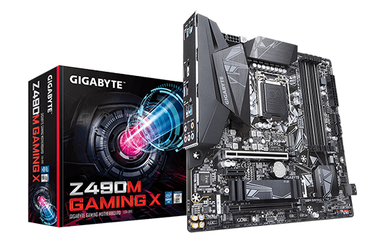 Placa Mãe Gigabyte Z490M Gaming X, Chipset Z490, Intel LGA 1200