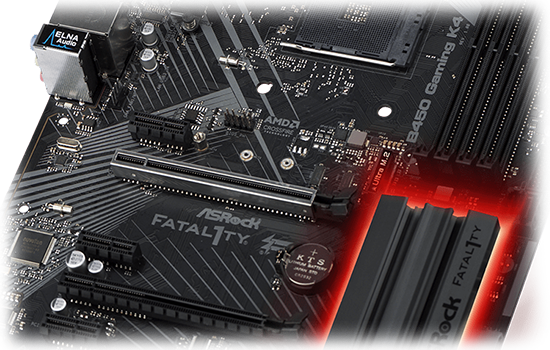 Placa Mãe Asrock Fatal1ty B450 Gaming K4, Chipset B450, AMD AM4