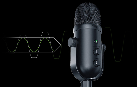 Microfone Gamer Razer Seiren V2 PRO, USB, Condensador, Preto, RZ19 ...