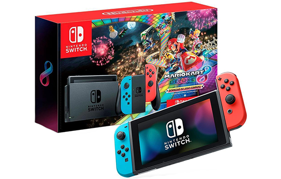 Console Nintendo Switch Nova Geração 32GB Preto - Brasil Games