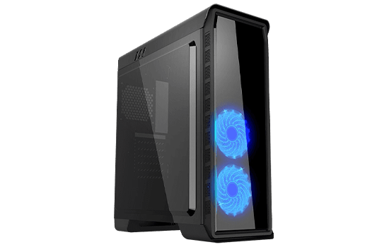 Gabinete ATX - Gamemax G530B - Preto/Azul - waz