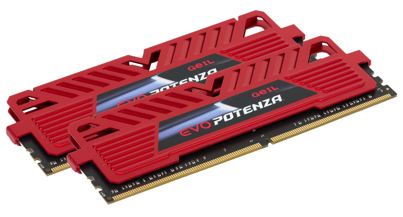 Kit Mémoire GeIL EVO POTENZA 16 Go (2x8 Go) DDR4 2400 MHz - Occasion Excellent état