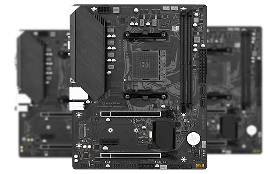 Placa Mãe MAXSUN B550M 2.5G MS-Terminator, Chipset B550, AMD AM4, mATX ...