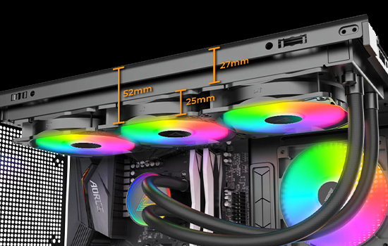 Lightflow Water Cooler Montech LightFlow ARGB 360mm Intel/AMD | Terabyte