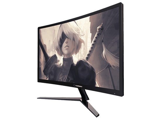 GameMax GMX24C144, 24 FHD Curved 144Hz 1MS FreeSync Gaming Monitor - Black