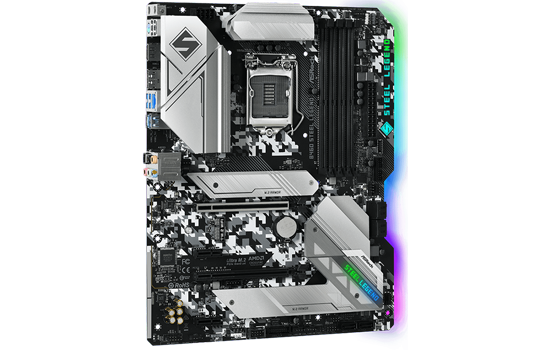 Placa Mãe AsRock B460 Steel Legend,Chipset B460, Intel LGA 1200