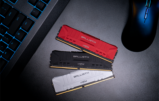 Memória DDR4 Crucial Ballistix, 16GB (2x8GB), 3200MHz, Red