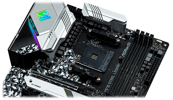 Placa Mãe Asrock ASRock X570 Steel Legend, AMD AM4, ATX